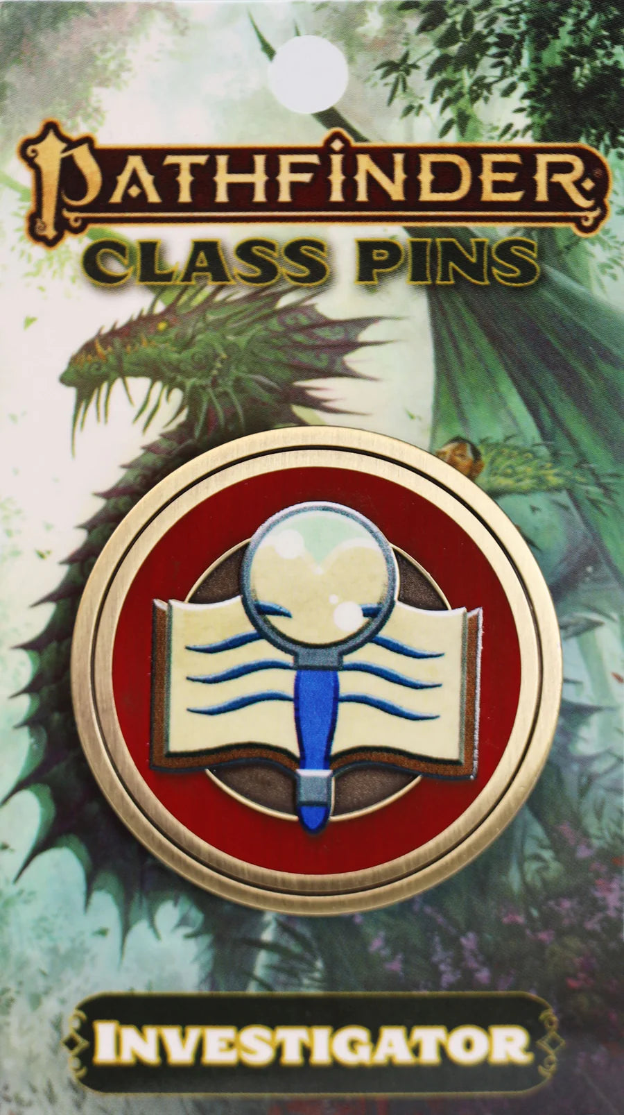 Foam Brain Pathfinder Class Icon Pin: Investigator