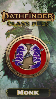 Foam Brain Pathfinder Class Icon Pin: Monk