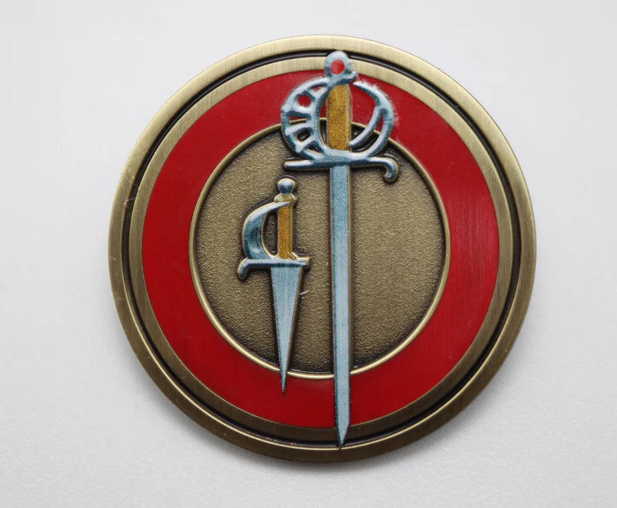 Foam Brain Pathfinder Class Icon Pin: Swashbuckler