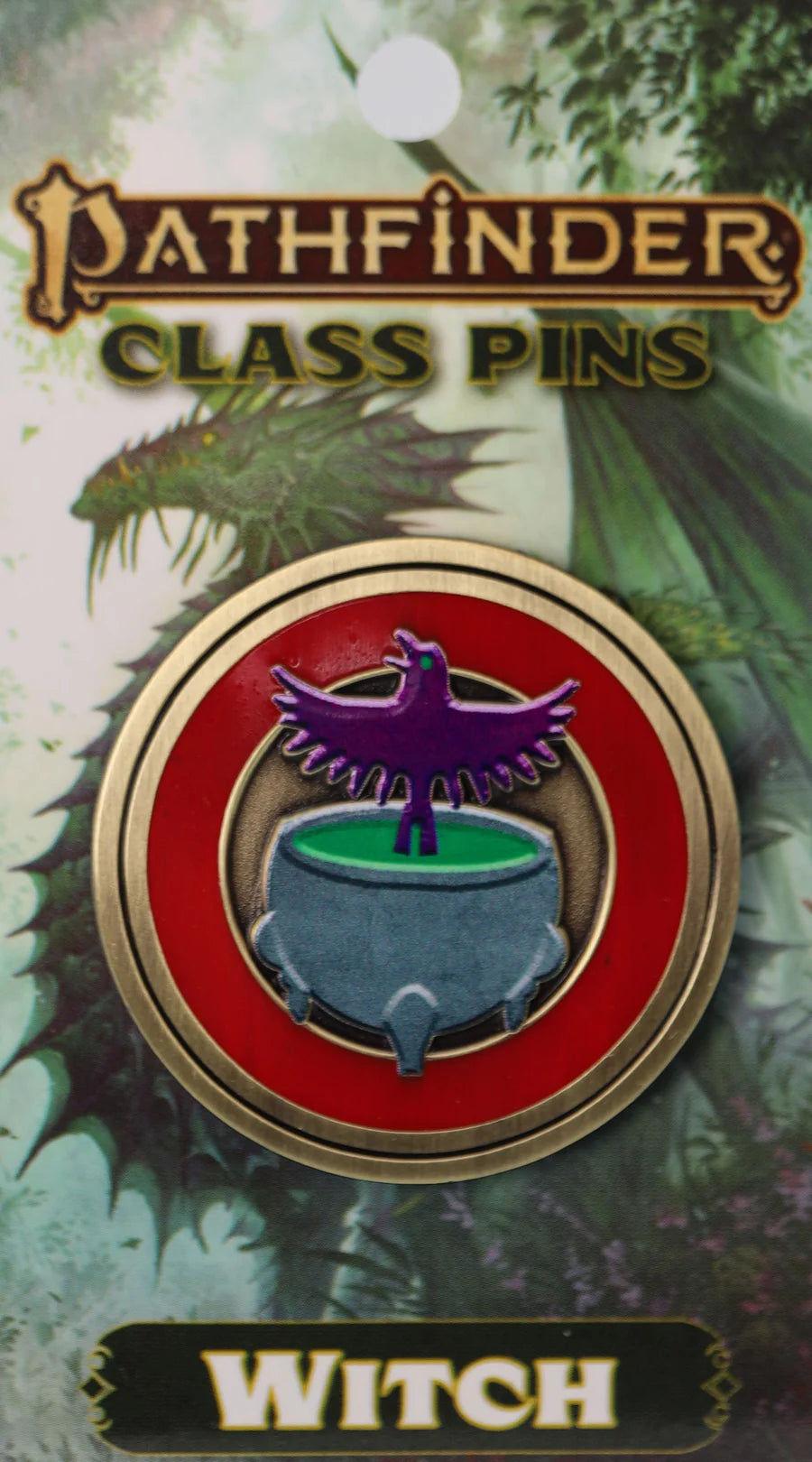 Foam Brain Pathfinder Class Icon Pin: Witch