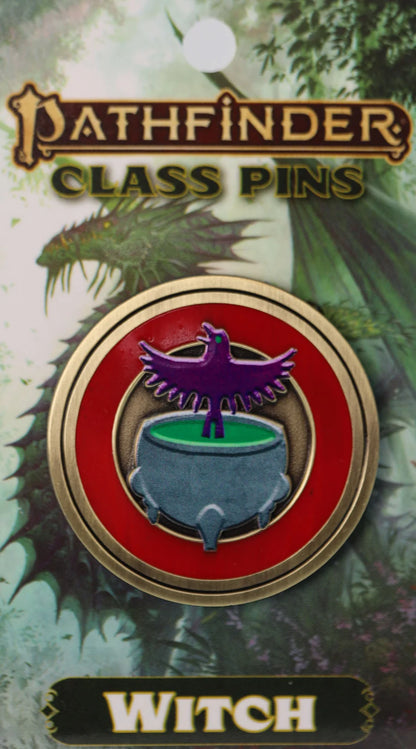 Foam Brain Pathfinder Class Icon Pin: Witch