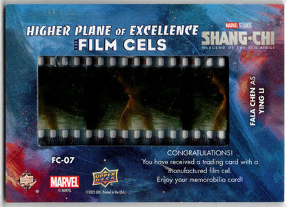2023 Upper Deck Marvel Shang-Chi Film Cels Card FC-07 Fala Chen as Ying Li