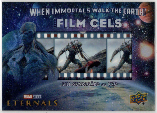 2023 Upper Deck Marvel Eternals Film Cels Card FC-12 Bill Skarsgard as Kro