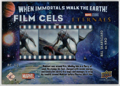 2023 Upper Deck Marvel Eternals Film Cels Card FC-12 Bill Skarsgard as Kro