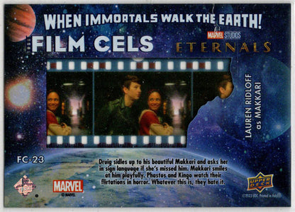 2023 Upper Deck Marvel Eternals Film Cels Card FC-23 Lauren Ridloff as Makkari