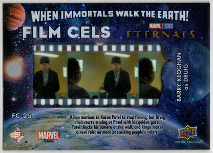 2023 Upper Deck Marvel Eternals Film Cels Card FC-25 Barry Keoghan as Druig