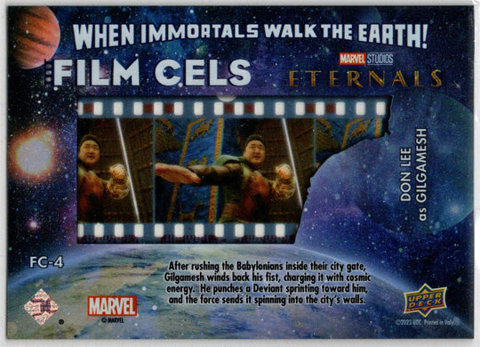 2023 Upper Deck Marvel Eternals Film Cels Card FC-4 Don Lee as Gilgamesh