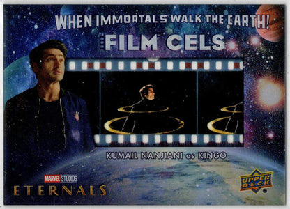 2023 Upper Deck Marvel Eternals Film Cels Card FC-5 Kumail Nanjiani as Kingo