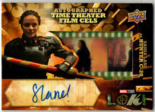 2023 Upper Deck Marvel Loki FCA-LA Sasha Lane Autograph Film Cel Card
