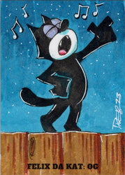 2023 5finity Felix Da Kat:  OG Sketch Card Dave Beaty V2