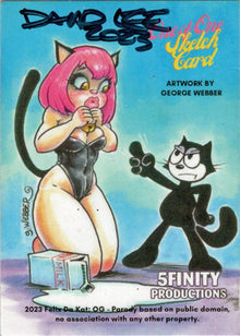 2023 5finity Felix Da Kat:  OG Sketch Card David Lee V4