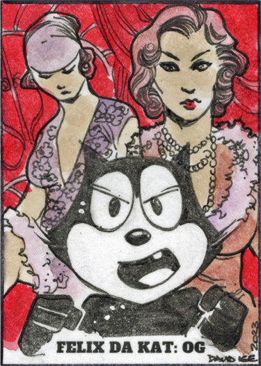 2023 5finity Felix Da Kat:  OG Sketch Card David Lee V1