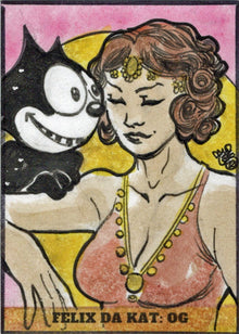 2023 5finity Felix Da Kat:  OG Sketch Card David Lee V5