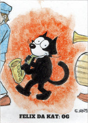 2023 5finity Felix Da Kat:  OG Sketch Card Eric Van Elslande V1