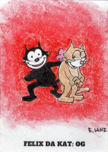 2023 5finity Felix Da Kat:  OG Sketch Card Eric Van Elslande V2