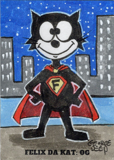 2023 5finity Felix Da Kat:  OG Sketch Card George Deep V1