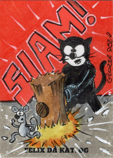 2023 5finity Felix Da Kat:  OG Sketch Card George Deep V3