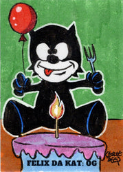 2023 5finity Felix Da Kat:  OG Sketch Card George Deep V4