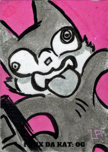 2023 5finity Felix Da Kat:  OG Sketch Card Lucy Fidelis V1