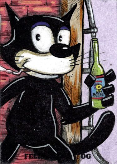 2023 5finity Felix Da Kat:  OG Sketch Card Mike Mastermaker V1