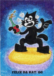 2023 5finity Felix Da Kat:  OG Sketch Card Noah Ray V1