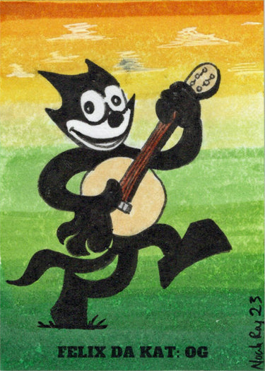 2023 5finity Felix Da Kat:  OG Sketch Card Noah Ray V2