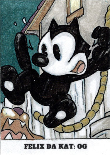 2023 5finity Felix Da Kat:  OG Sketch Card Paul Hill V1