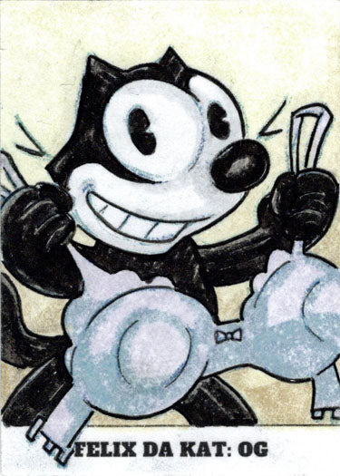 2023 5finity Felix Da Kat:  OG Sketch Card Paul Hill V2