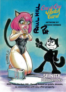 2023 5finity Felix Da Kat:  OG Sketch Card Paul Hill V1