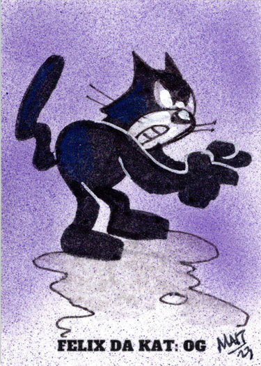 2023 5finity Felix Da Kat:  OG Sketch Card Paul Maitland V2