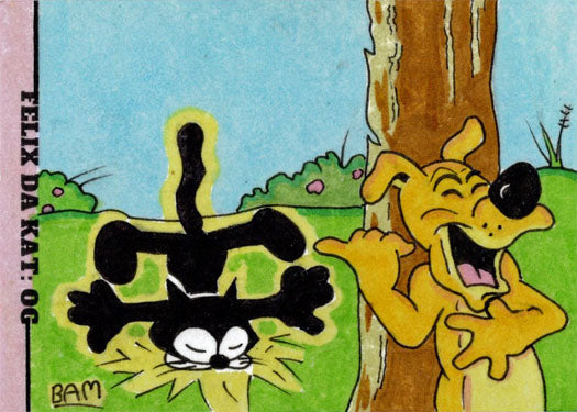 2023 5finity Felix Da Kat:  OG Sketch Card Rusty Gilligan