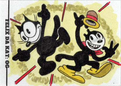 2023 5finity Felix Da Kat:  OG Sketch Card Rusty Gilligan V2