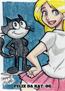 2023 5finity Felix Da Kat:  OG Sketch Card Sammo Filipo V3