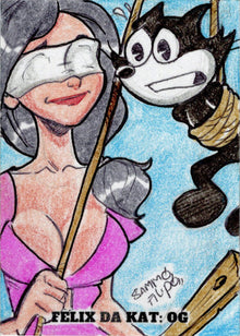 2023 5finity Felix Da Kat:  OG Sketch Card Sammo Filipo V4