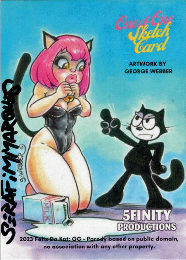 2023 5finity Felix Da Kat:  OG Sketch Card Serafim Marques