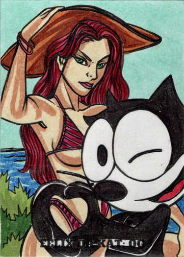 2023 5finity Felix Da Kat:  OG Sketch Card Ulisses Gabriel V6