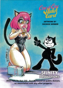 2023 5finity Felix Da Kat:  OG Sketch Card Ashlianna Felix