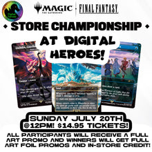 07/20/2025 MtG Final Fantasy Store Championship Ticket