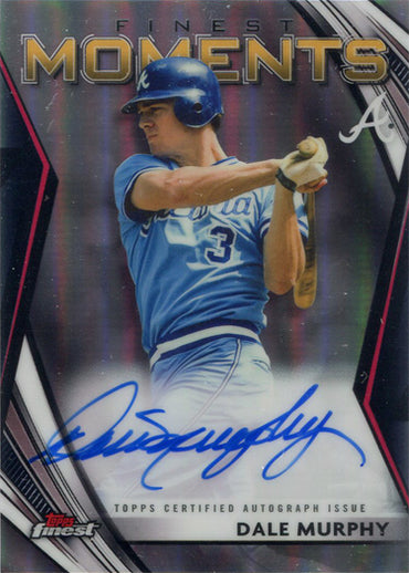 Topps Finest Baseball 2021 Finest Moments Auto Card FMA-DM Dale Murphy