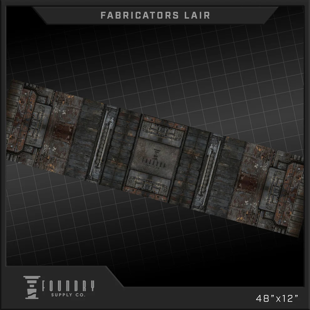 Foundry Supply Co. Wargames Playmat: Dropzone Overlay - Fabricators Lair