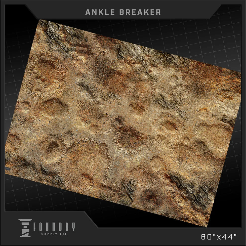 Foundry Supply Co. Wargames Playmat: 44"x60" - Ankle Breaker