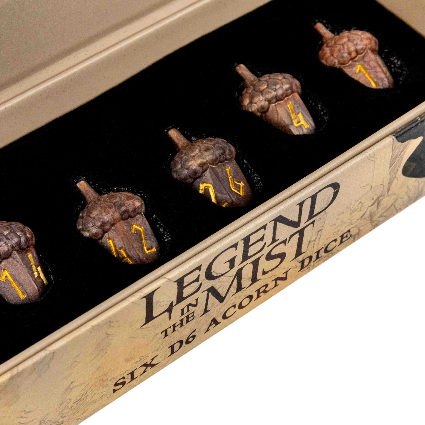 Fanroll Legend in the Mist Resin Acorn Dice Set