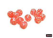 Chessex: 16mm d6 Festive™ Dice Set - Dahlia/White