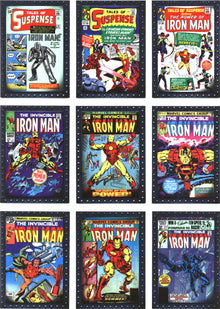 Iron Man 2 Movie Classic Comic Covers Complete 9 Card Foil Chase Set