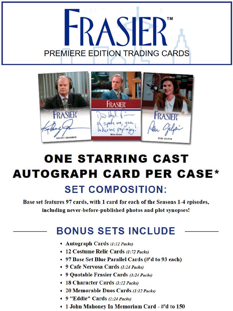 2026 Rittenhouse Frasier Premiere Edition Hobby Box