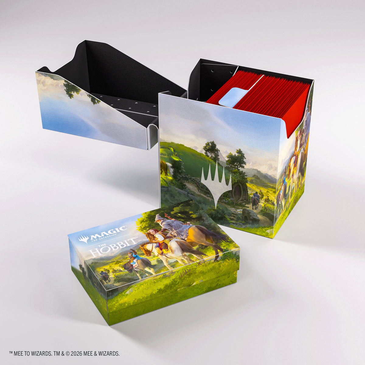Gamegenic: Soft Crate 80+ XL Deck Box - MTG The Hobbit (Leaving Hobbiton/Troop of Ponies)