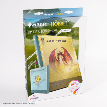 Gamegenic: 18 Pocket Zip-Up Album - MTG The Hobbit (Gleaming Splendor/King of Dale)