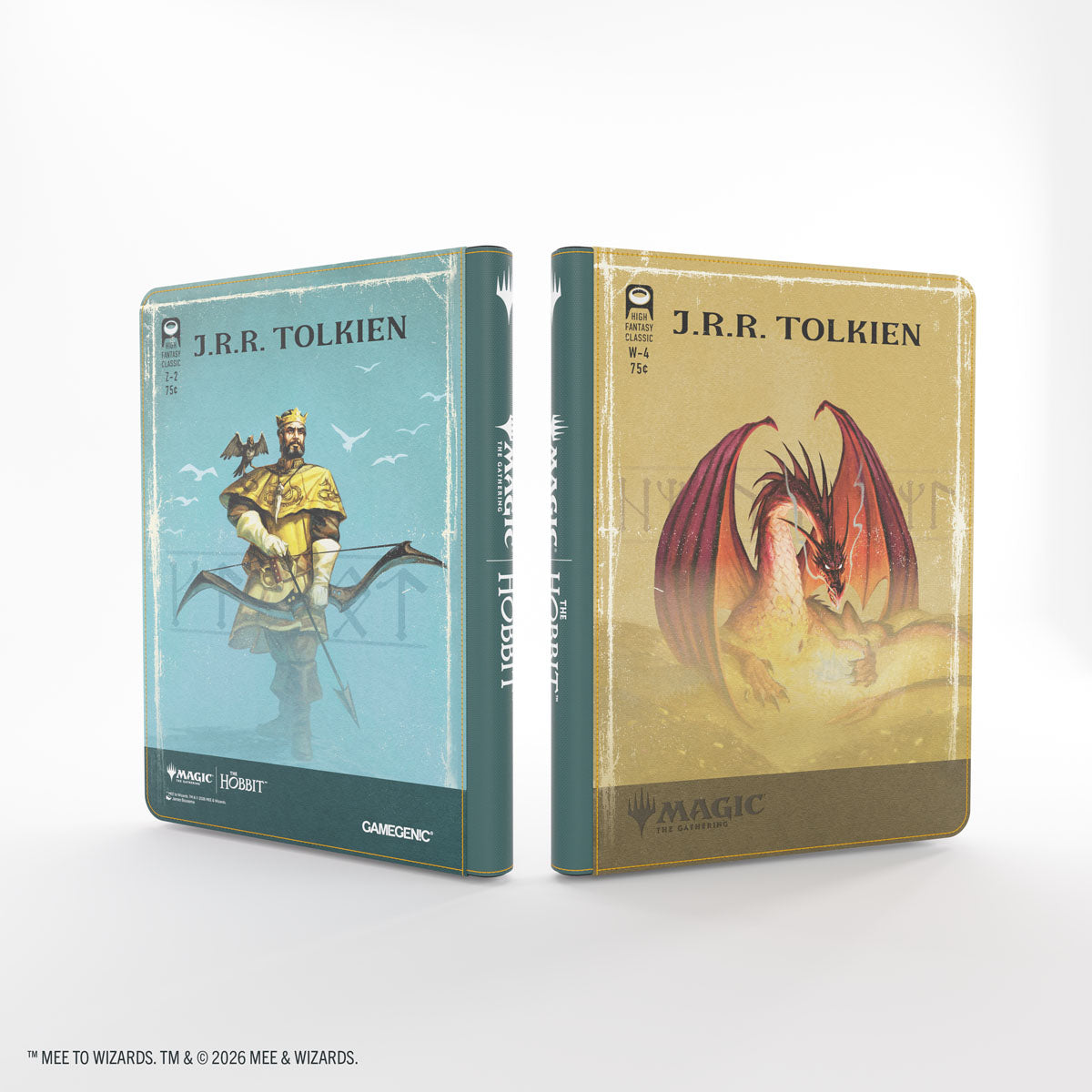 Gamegenic: 18 Pocket Zip-Up Album - MTG The Hobbit (Gleaming Splendor/King of Dale)
