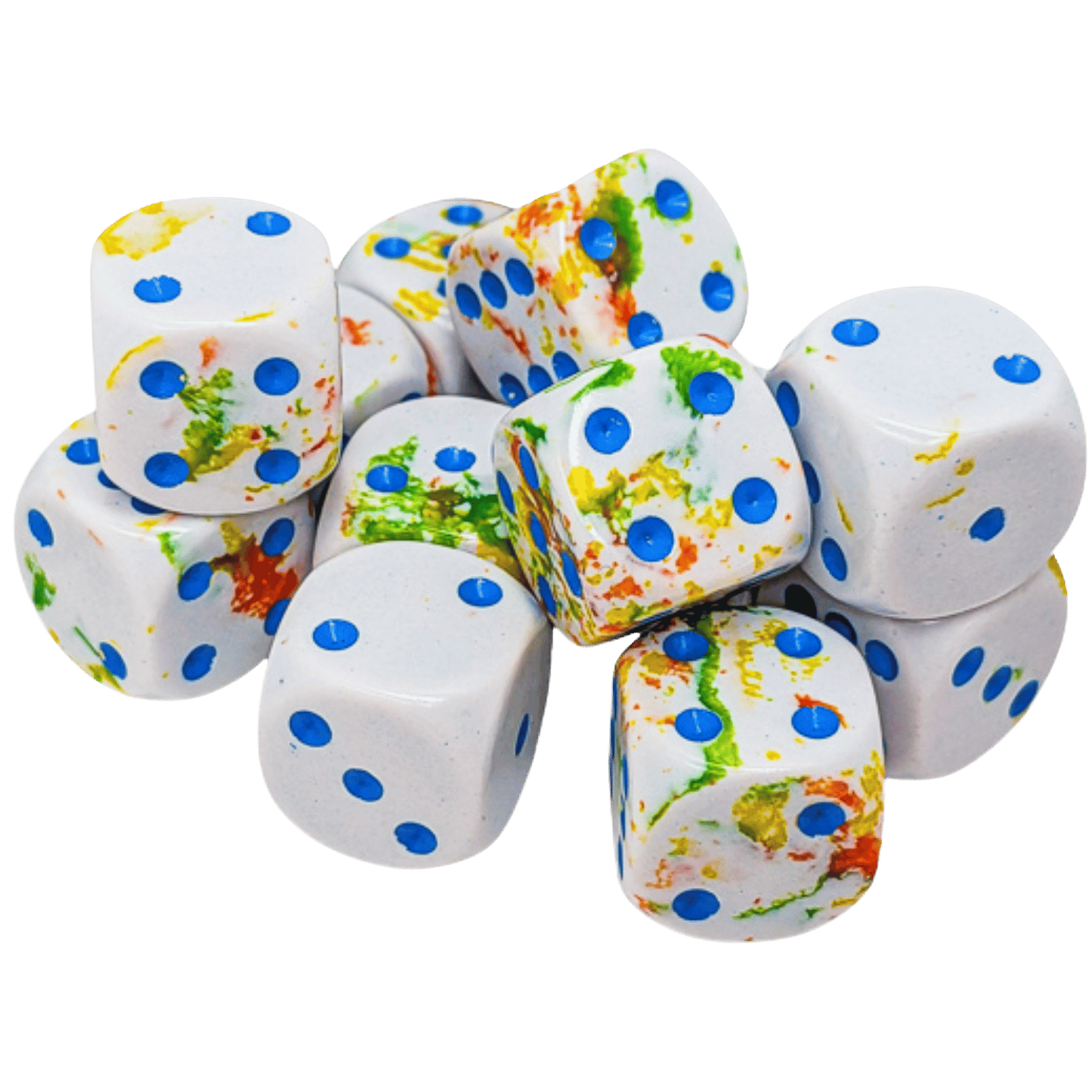 Chessex: 16mm d6 Brush - Breezy/Blue