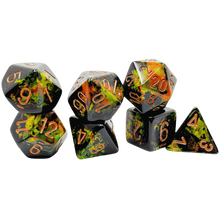 Chessex: Polyhedral 7-Die Set - Deep Forest/Gold